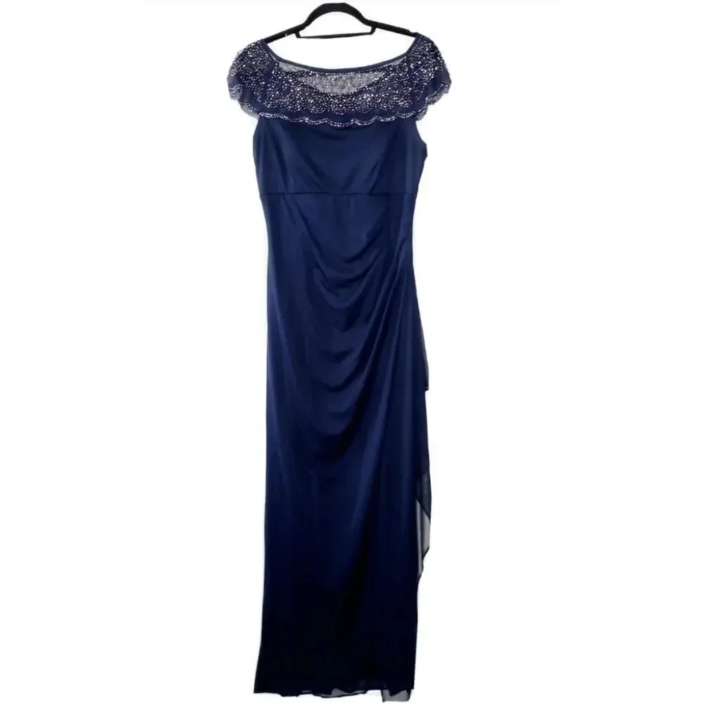 MSK LONG EVENING GOWN FORMAL DRESS - Picture 6 of 6